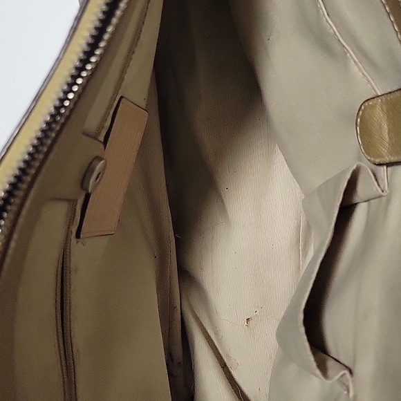 COACH Purse Gold Two Handle - Picture 3 of 4